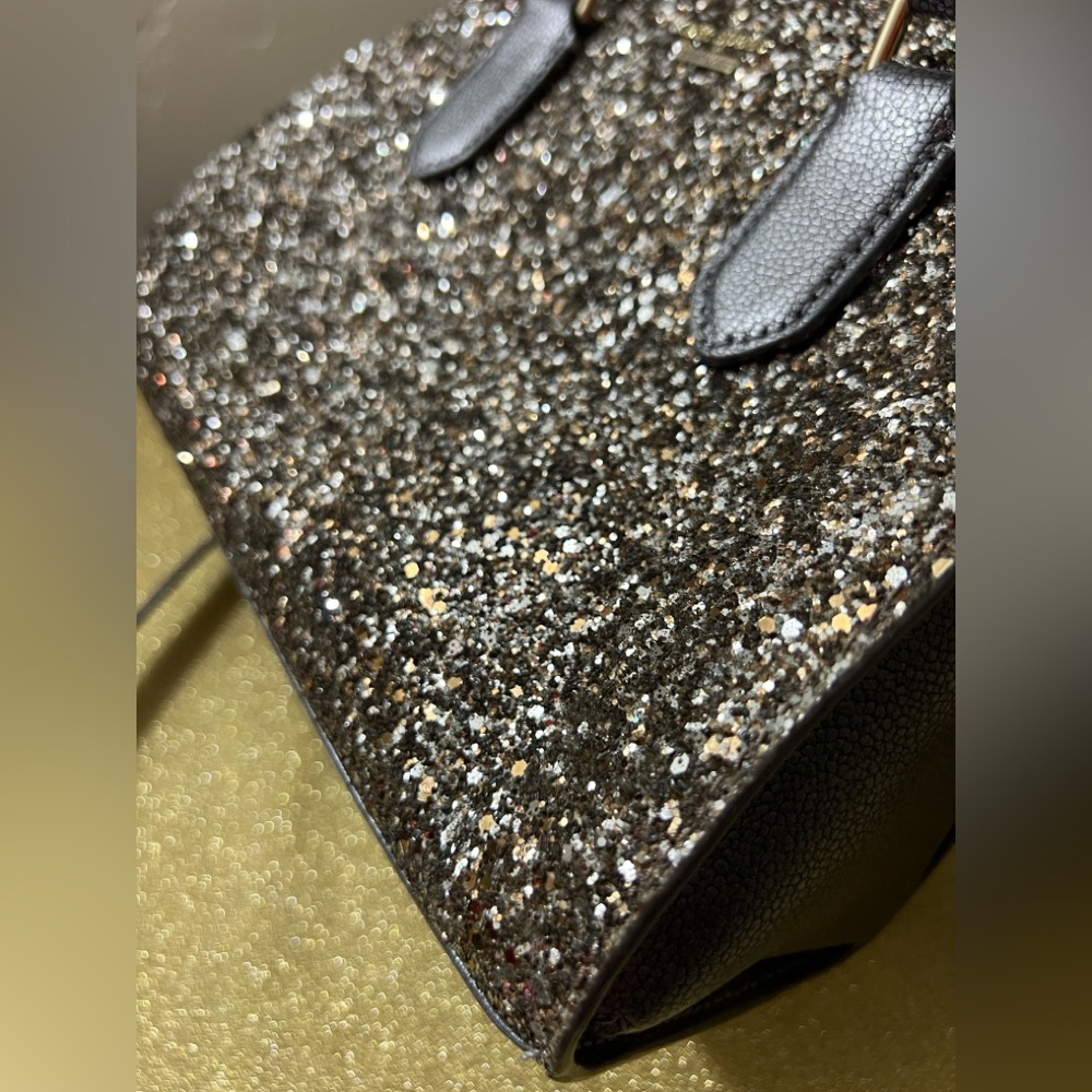 NWOT Kate Spade Chunky Glitter Dome Crossbody Satchel - Picture 4 of 17